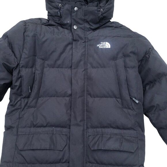 RARE 2012 The North Face Parka Jacket 800 Black Medium - Picture 6 of 16